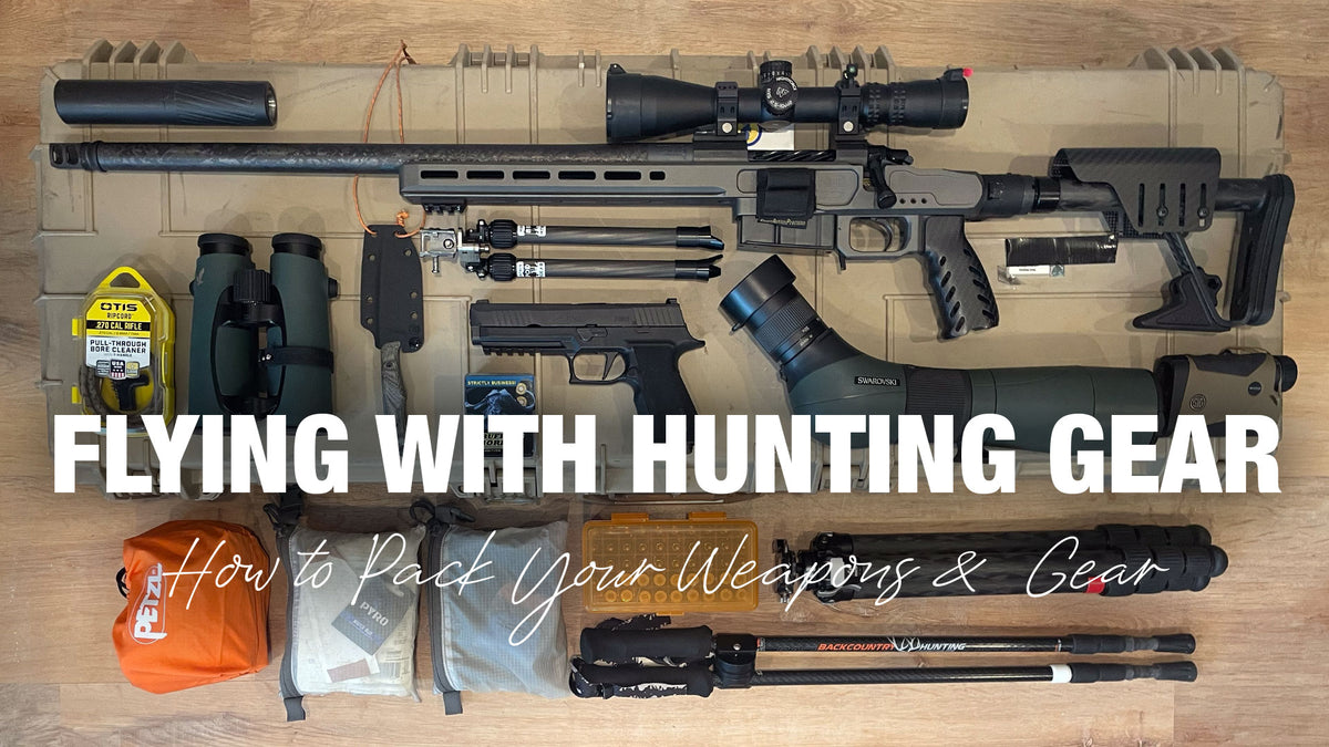 How To — Fly With a Rifle (and Gear) For Your Next Hunt – Exo Mtn Gear