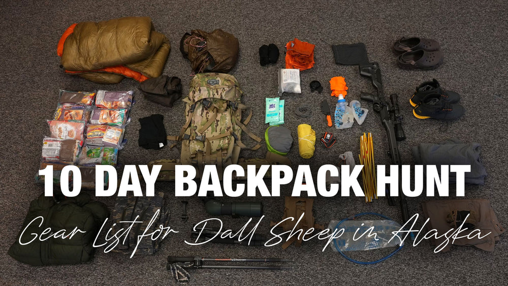 10 Day Dall Sheep Hunt Gear List — What's In My Pack?