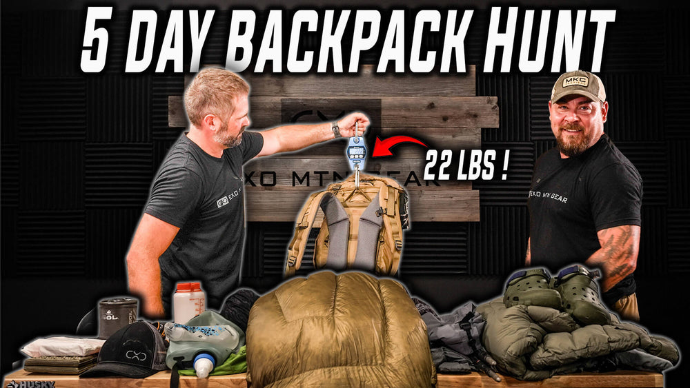 Backpack Hunt Gear Battle — 5-Day Archery Elk — Ultralight vs Creature Comforts