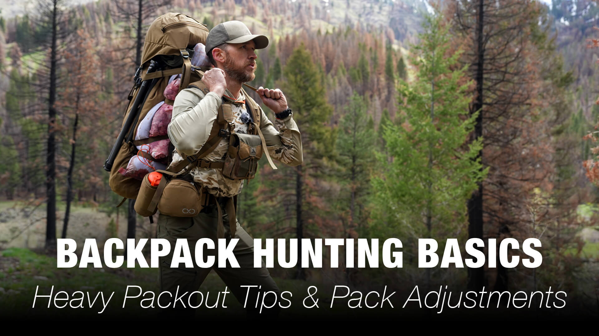 Pack Hunter Direction Backpack Hunting Basics — Heavy Packout Tips & Pack Adjustments – Exo ...