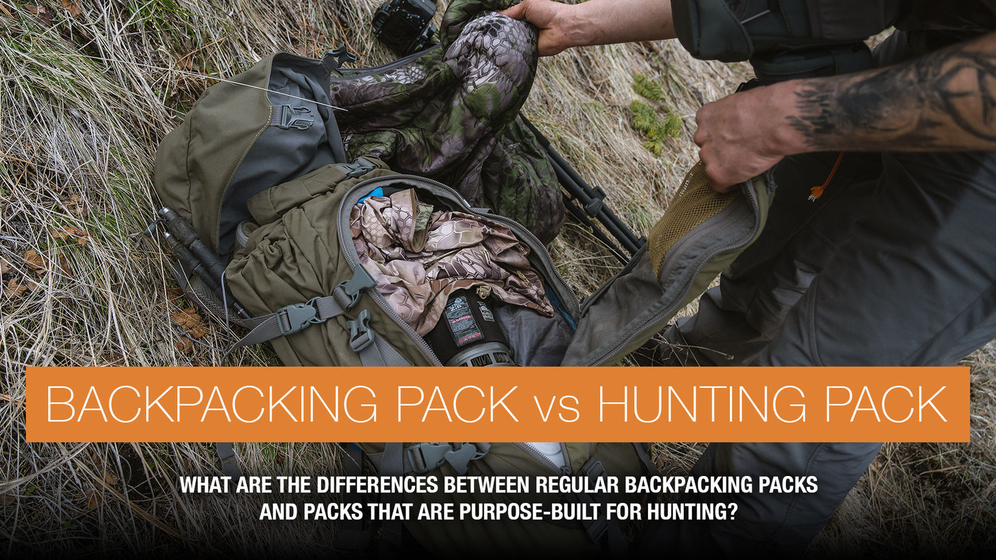 backpacking vs hunting