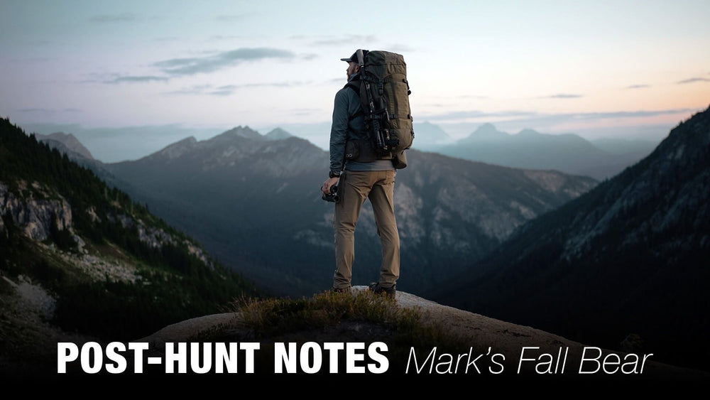 Post-Hunt Notes: Mark's Fall Bear