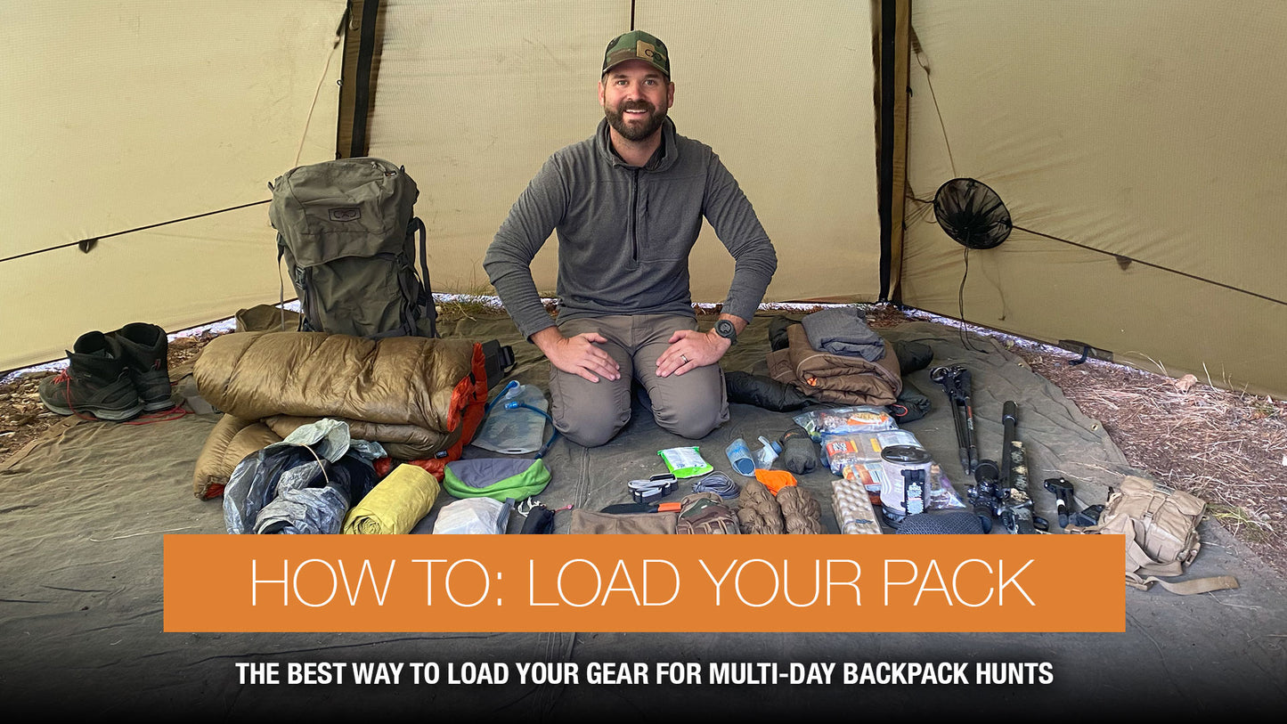 How To: Load Your Pack for Backpack Hunting