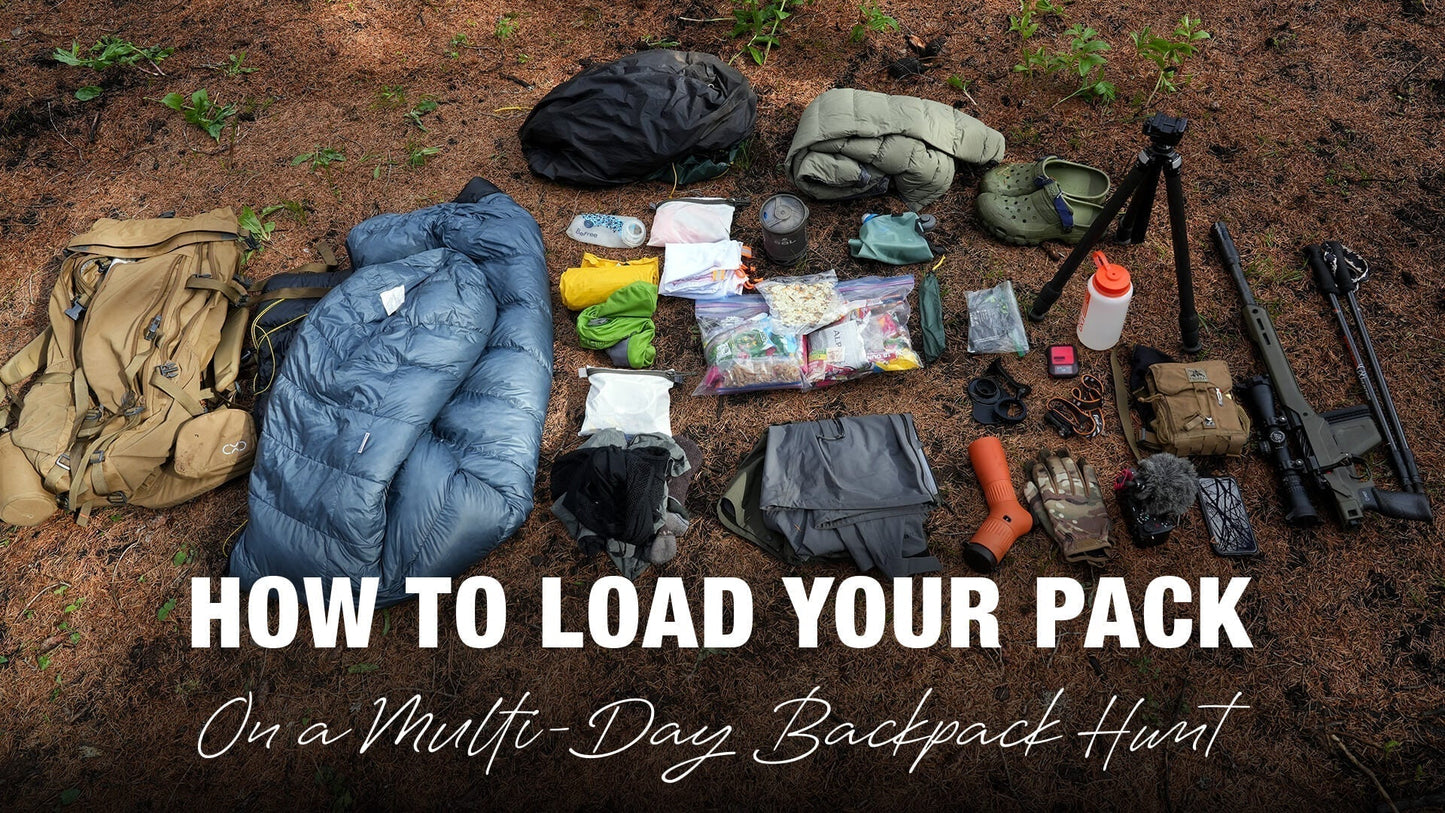 How To: Load Your Pack for a Multi-Day Backpack Hunt
