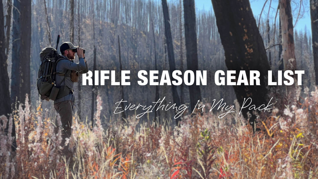 Hunting Gear List — Rifle Elk & Mule Deer in October – Exo Mtn Gear