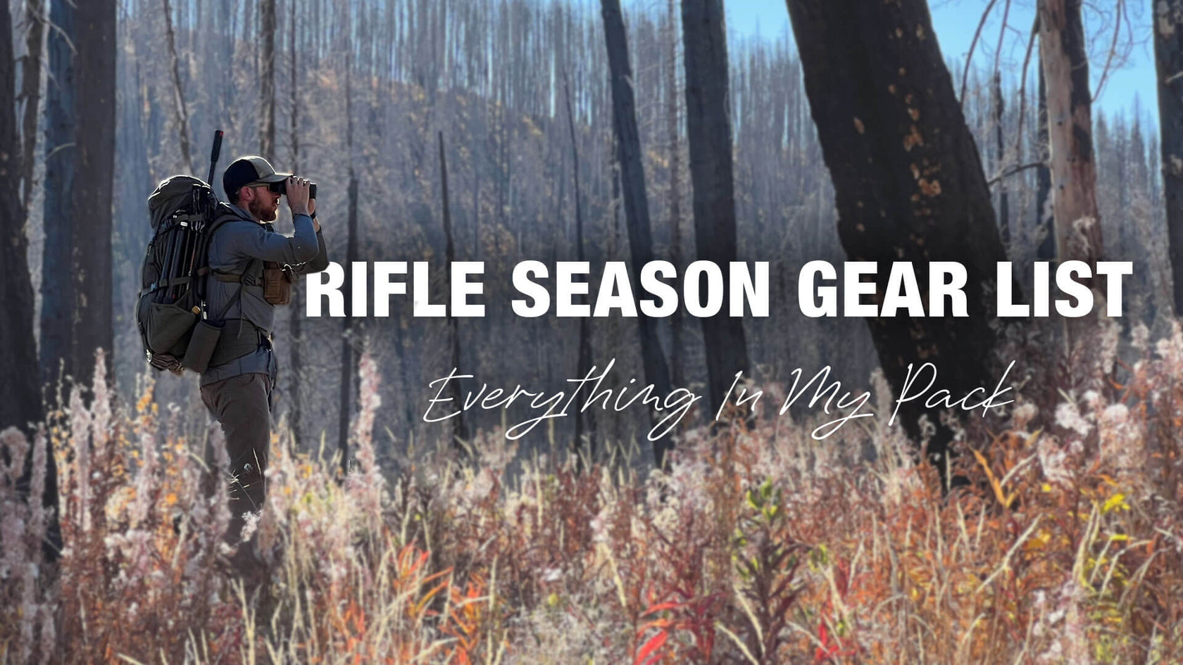 Hunting Gear List — Rifle Elk & Mule Deer in October Exo Mtn Gear