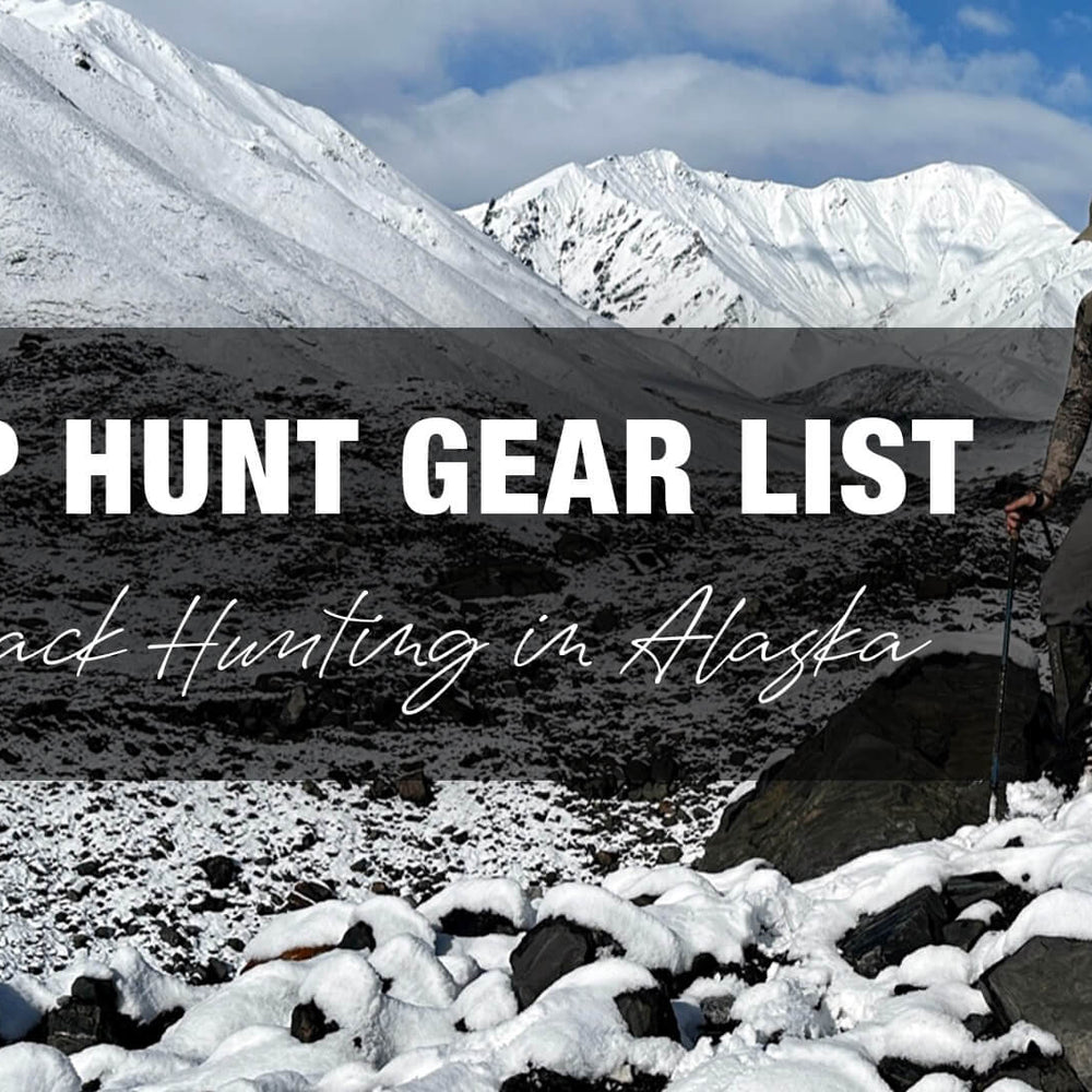 Sheep Hunting Gear List — Mark's Backpack Hunt for Dall Sheep in Alaska