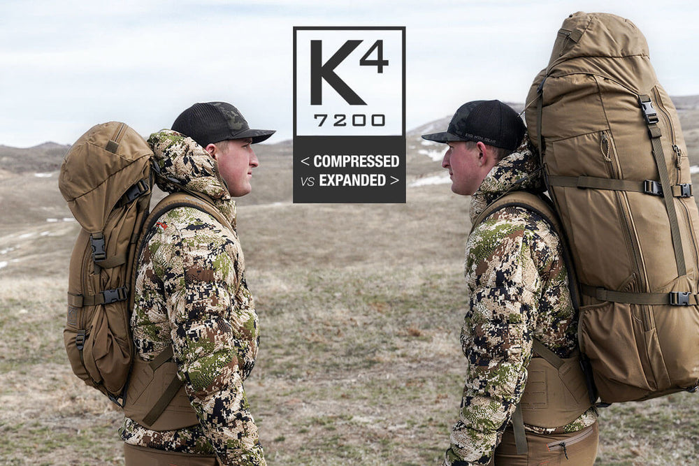 Exopack How (and Why) To Compress K4 Packs for Day Hunts – Exo Mtn Gear